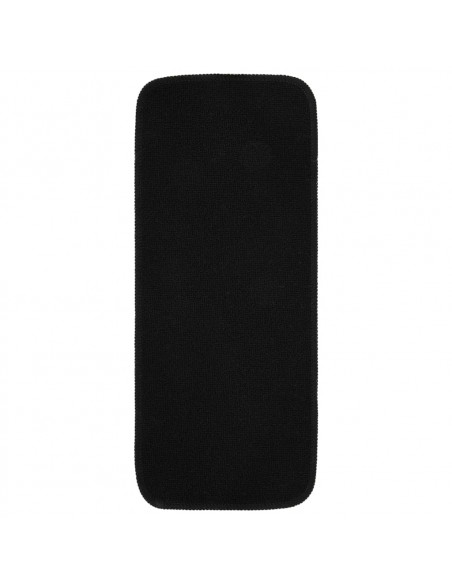Tappetini per Scale 15 pz 60x25cm Neri Antiscivolo Rettangolari
