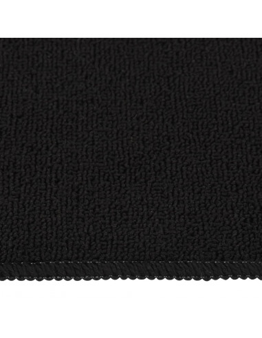 Tappetini per Scale 15 pz 60x25cm Neri Antiscivolo Rettangolari