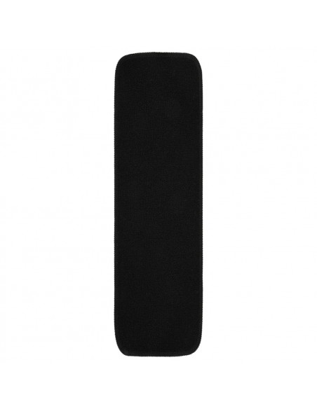Tappetini per Scale Antiscivolo 15 pz 75x20cm Neri Rettangolari
