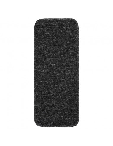 Tappetini per Scale 15 pz 60x25 cm Antracite Rettangolari
