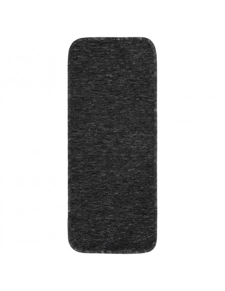 Tappetini per Scale 15 pz 60x25 cm Antracite Rettangolari