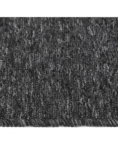 Tappetini per Scale 15 pz 60x25 cm Antracite Rettangolari