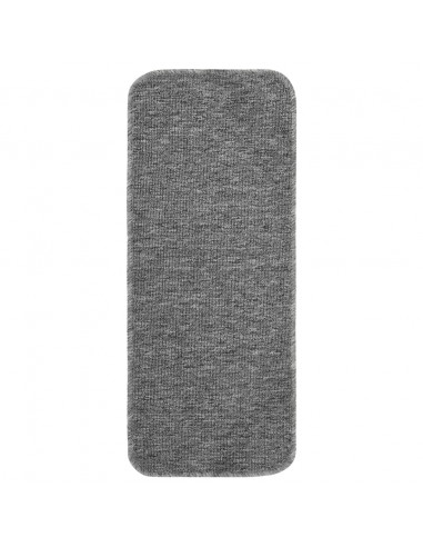 Tappetini Scale 15 pz 60x25 cm Grigi Antiscivolo Rettangolari