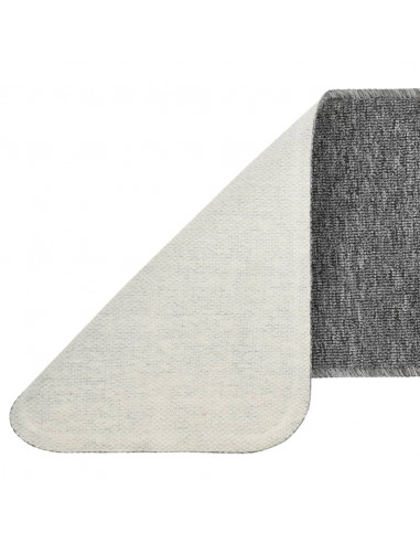 Tappetini Scale Antiscivolo 15 pz 75x20 cm Grigi Rettangolari