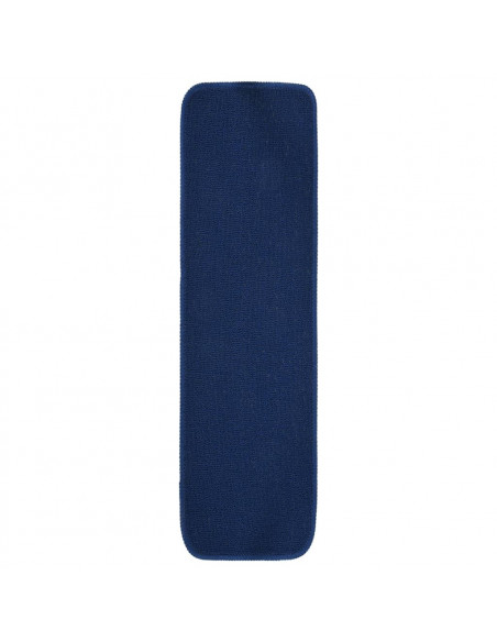 Tappetini per Scale 15 pz 75x20 cm Blu Antiscivolo Rettangolari