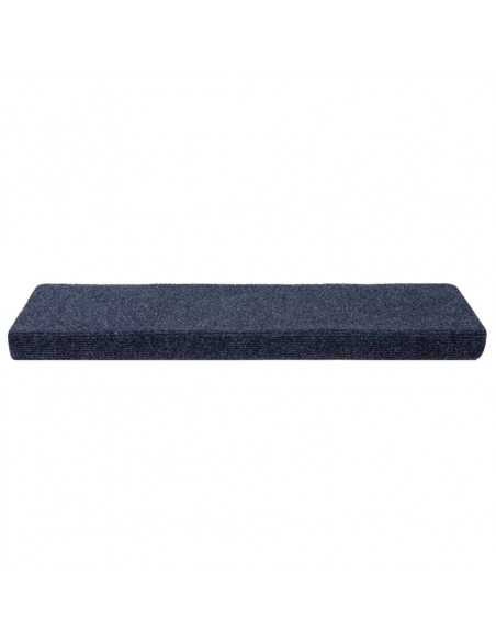 Tappetini per Scale Tessuto Agugliato 5 pz 65x21x4 cm Antracite
