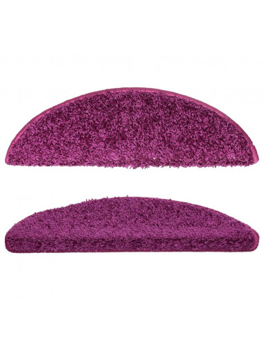 Tappetini per Scale 10 pz 56x17x3 cm Viola