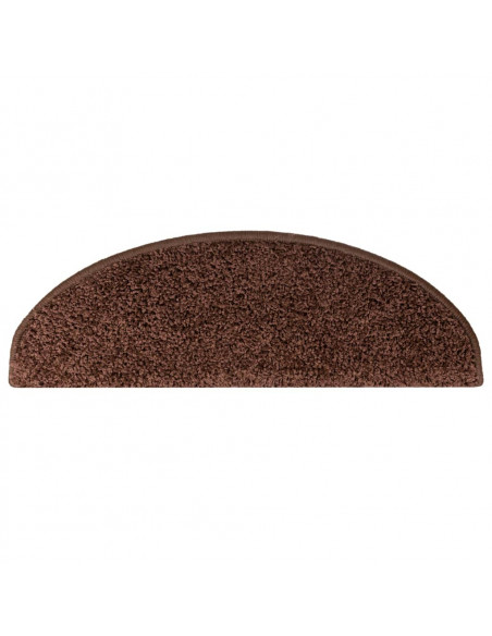 Tappetini per Scale 10 pz 65x21x4 cm Marroni