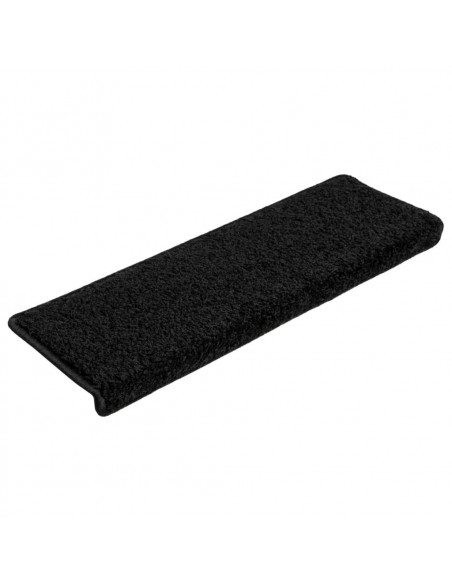 Tappetini per Scale 10 pz 65x21x4 cm Neri