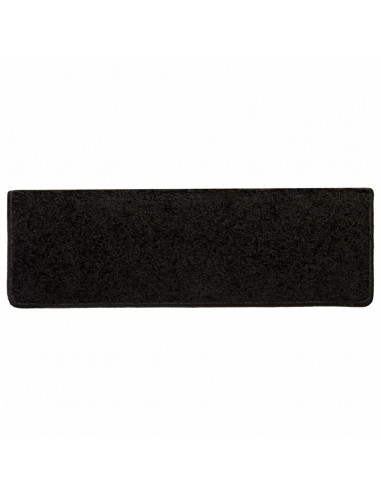 Tappetini per Scale 10 pz 65x21x4 cm Neri