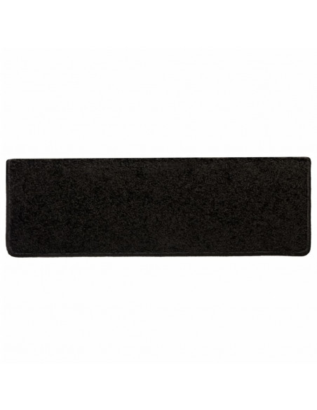 Tappetini per Scale 10 pz 65x21x4 cm Neri