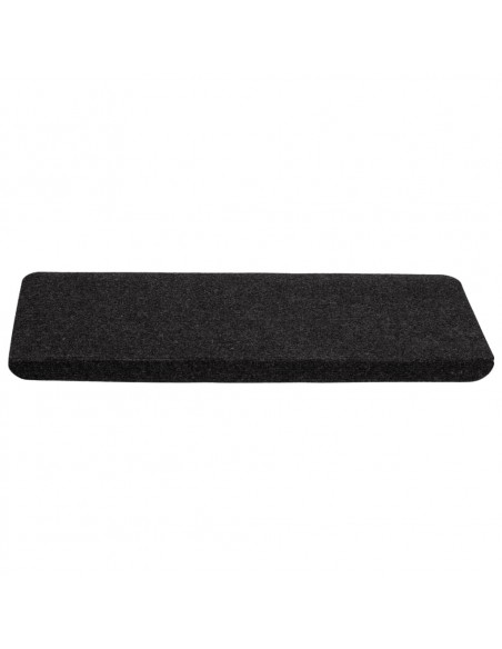 Tappetini Autoadesivi per Scale 15 pz 65x24,5x3,5 cm Nero