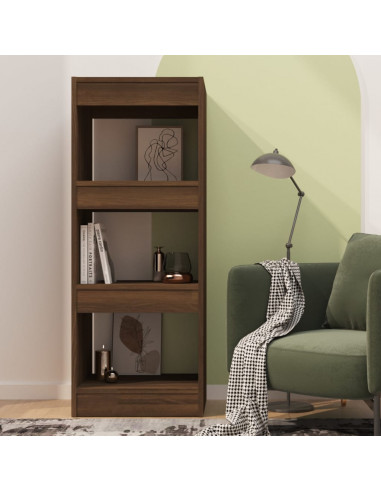 Libreria/Divisorio Marrone Rovere 40x30x103 cm in Truciolato
