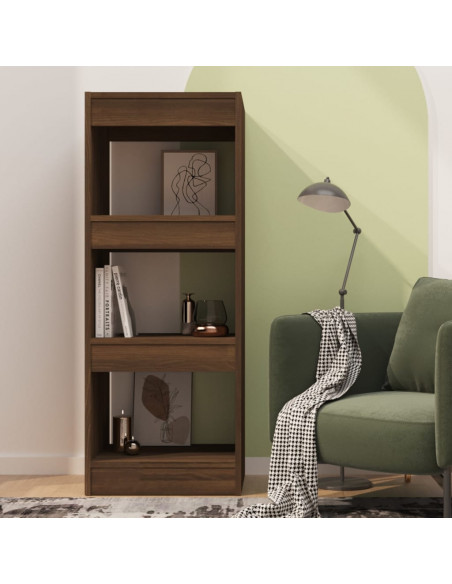 Libreria/Divisorio Marrone Rovere 40x30x103 cm in Truciolato