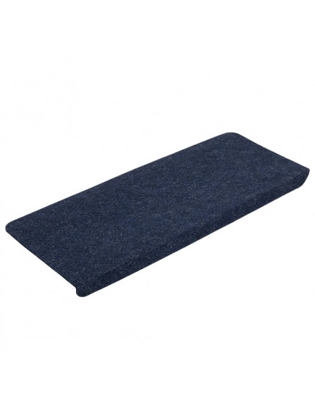 Tappetini Autoadesivi per Scale 15 pz 65x24,5x3,5 cm Blu