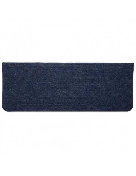 Tappetini Autoadesivi per Scale 15 pz 65x24,5x3,5 cm Blu