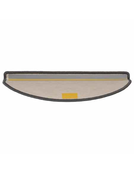 Tappetini Autoadesivi per Scale 15 pz Grigi e Beige 65x21x4 cm
