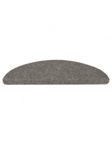 Tappetini Autoadesivi per Scale 10pz Grigi 56x17x3 cm