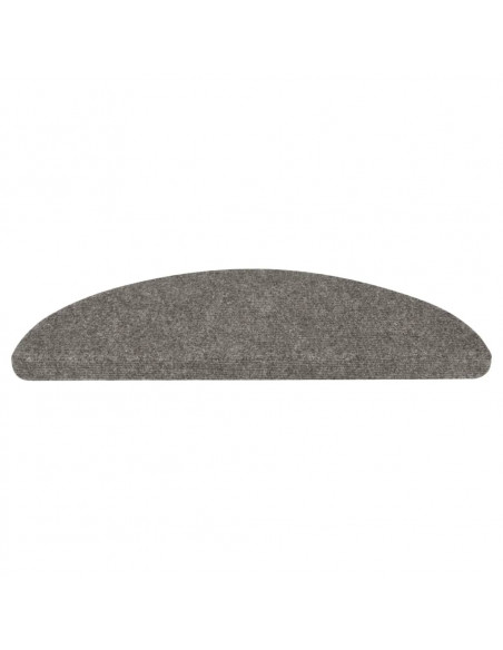 Tappetini Autoadesivi per Scale 10pz Grigi 56x17x3 cm