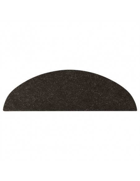 Tappetini Autoadesivi per Scale 10pz Antracite 56x17x3 cm
