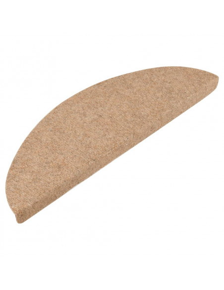 Tappetini Autoadesivi per Scale 10pz Beige 65x22,5x3,5 cm