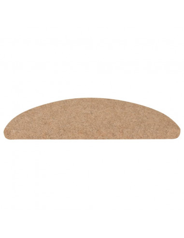 Tappetini Autoadesivi per Scale 10pz Beige 65x22,5x3,5 cm
