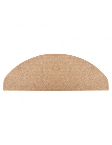 Tappetini Autoadesivi per Scale 10pz Beige 65x22,5x3,5 cm