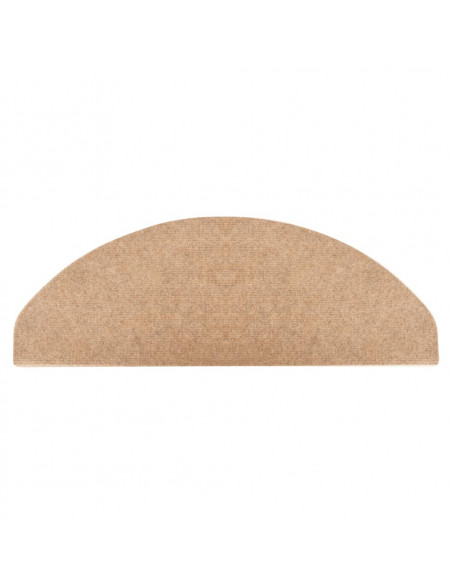 Tappetini Autoadesivi per Scale 10pz Beige 65x22,5x3,5 cm