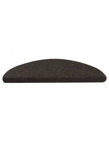 Tappetini Autoadesivi per Scale 10pz Neri 56x17x3 cm