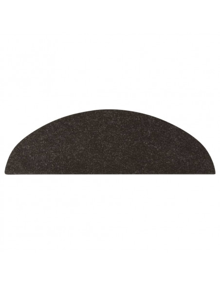 Tappetini Autoadesivi per Scale 10pz Neri 56x17x3 cm