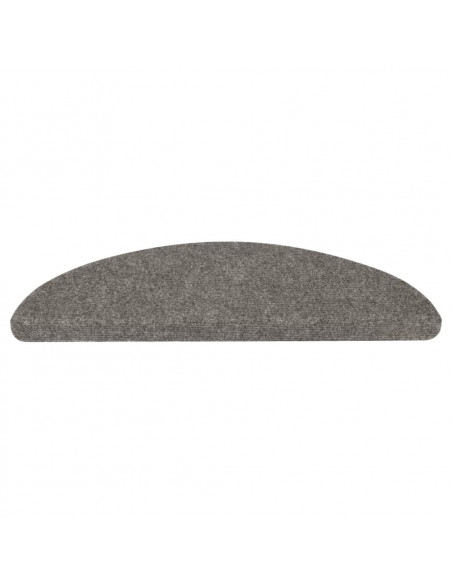 Tappetini Autoadesivi per Scale 10pz Grigi 65x22,5x3,5 cm