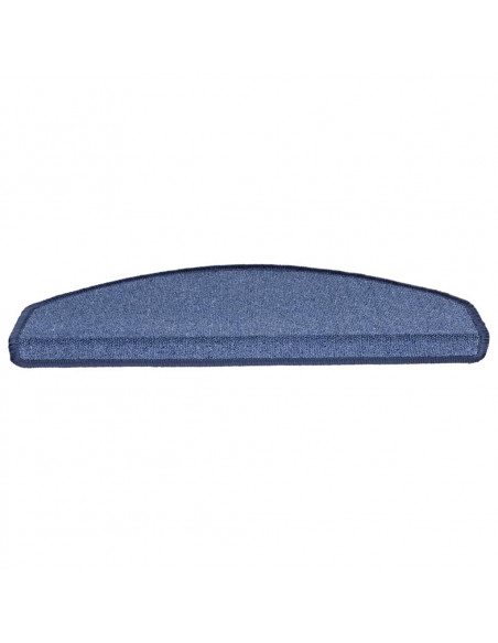 Tappetini per Scale 15 pz Blu 65x24x4 cm