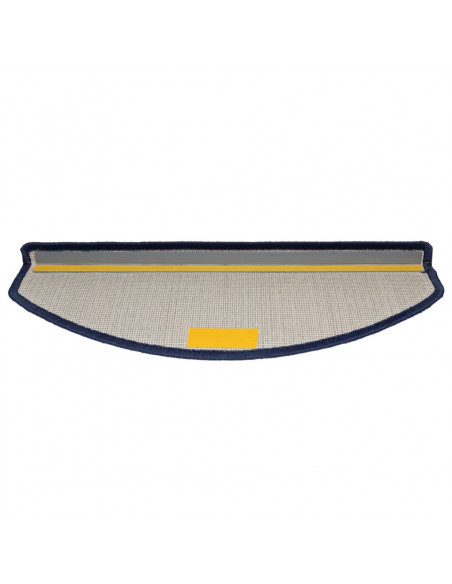 Tappetini per Scale 15 pz Blu 65x24x4 cm