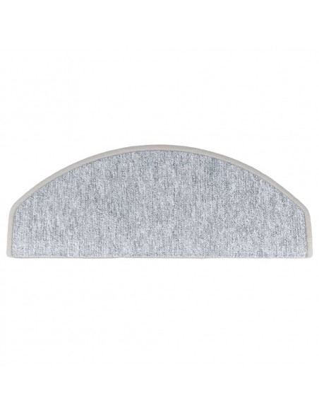 Tappetini per Scale 10 pz 65x24x4 cm Grigio Chiaro