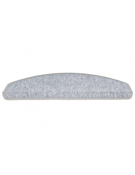 Tappetini per Scale 10 pz 65x24x4 cm Grigio Chiaro