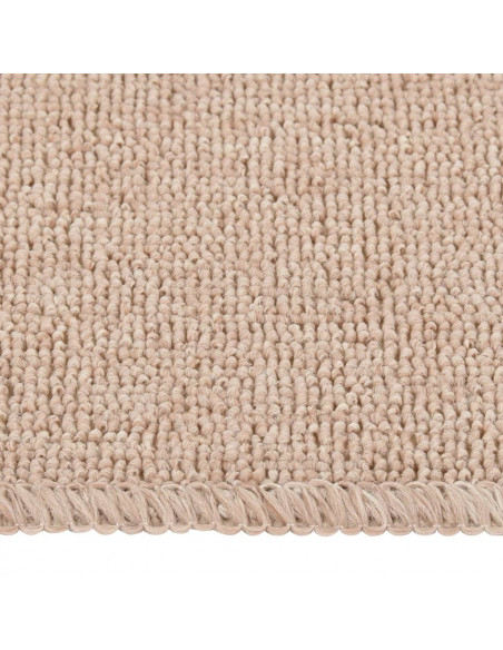 Tappetini Scale Antiscivolo 15 pz 75x20 cm Beige Rettangolari