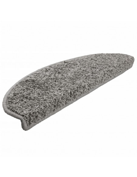 Tappetini per Scale 10 pz 65x21x4 cm Grigi
