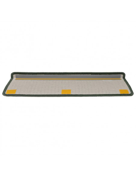 Tappetini per Scale 15 pz 65x21x4 cm Verdi