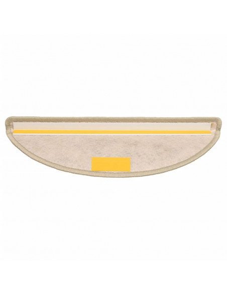 Tappeti Autoadesivi Scale Aspetto Sisal 15 pz 56x17x3cm Grigi