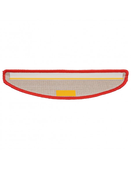 Tappetini per Scale 15 pz Rossi 56x17x3 cm