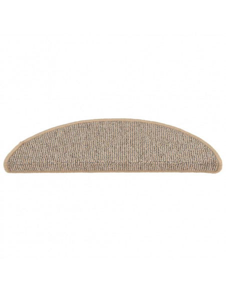 Tappetini per Scale 15 pz Marroni 56x17x3 cm