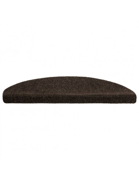 Tappetini per Scale 10 pz Marrone Scuro 65x21x4 cm Agugliati