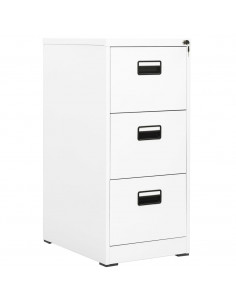 Schedario Bianco 46x62x102,5 cm in Acciaio 2