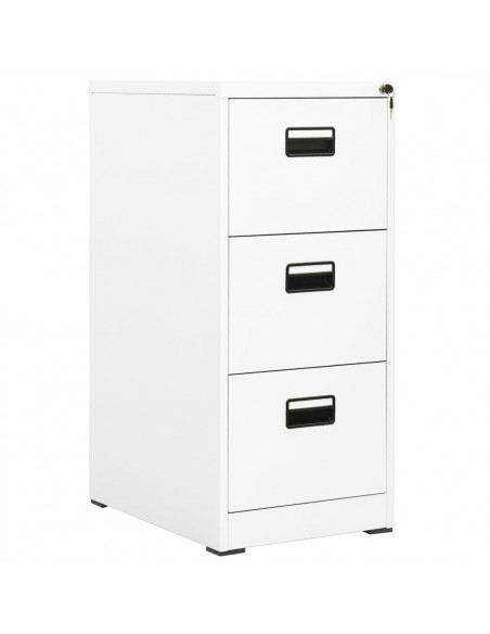 Schedario Bianco 46x62x102,5 cm in Acciaio