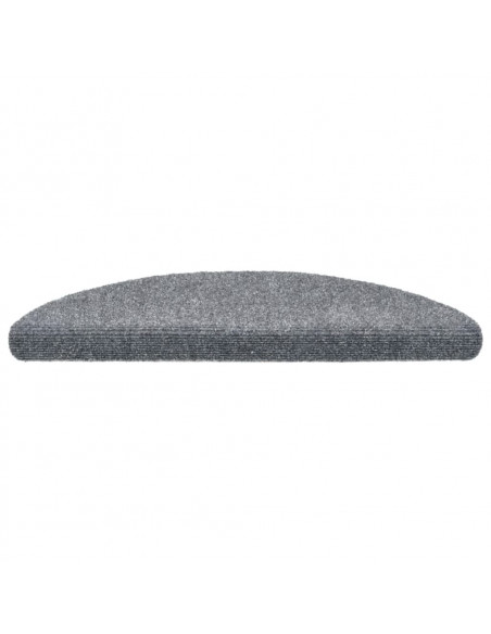 Tappetini per Scale Adesivi 5 pz 56x17x3 cm Grigio Chiaro