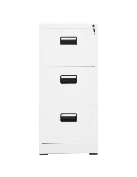 Schedario Bianco 46x62x102,5 cm in Acciaio