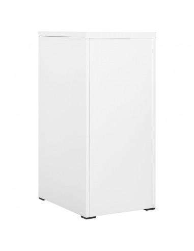 Schedario Bianco 46x62x102,5 cm in Acciaio