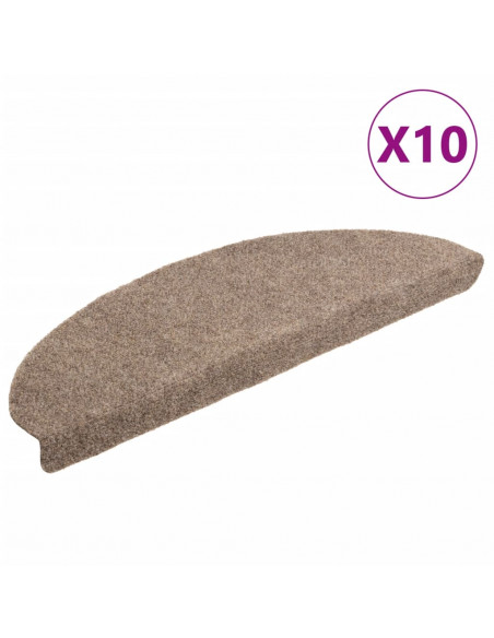 Tappetini Adesivi per Scale 10pz Crema 65x21x4 cm Agugliati