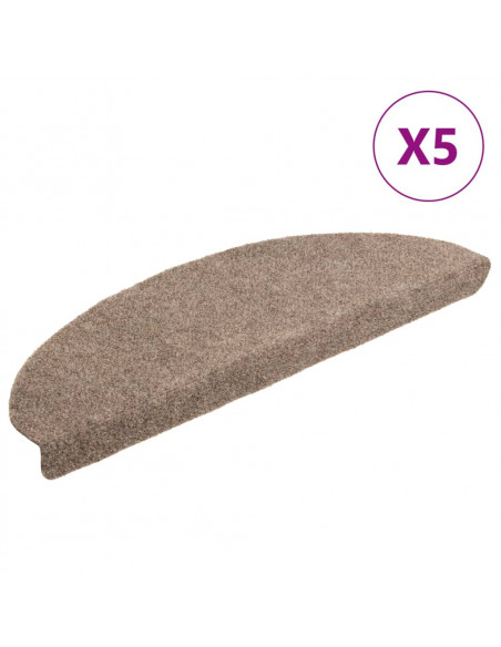 Tappetini Adesivi per Scale 5 pz Crema 65x21x4 cm Agugliati