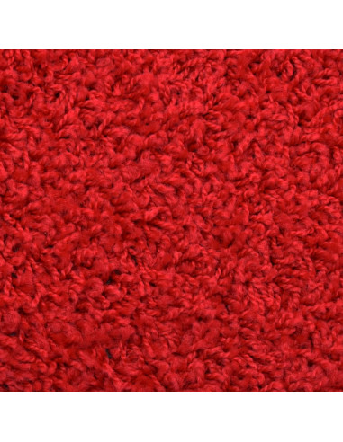 Tappetini per Scale 15 pz Rossi 65x21x4 cm